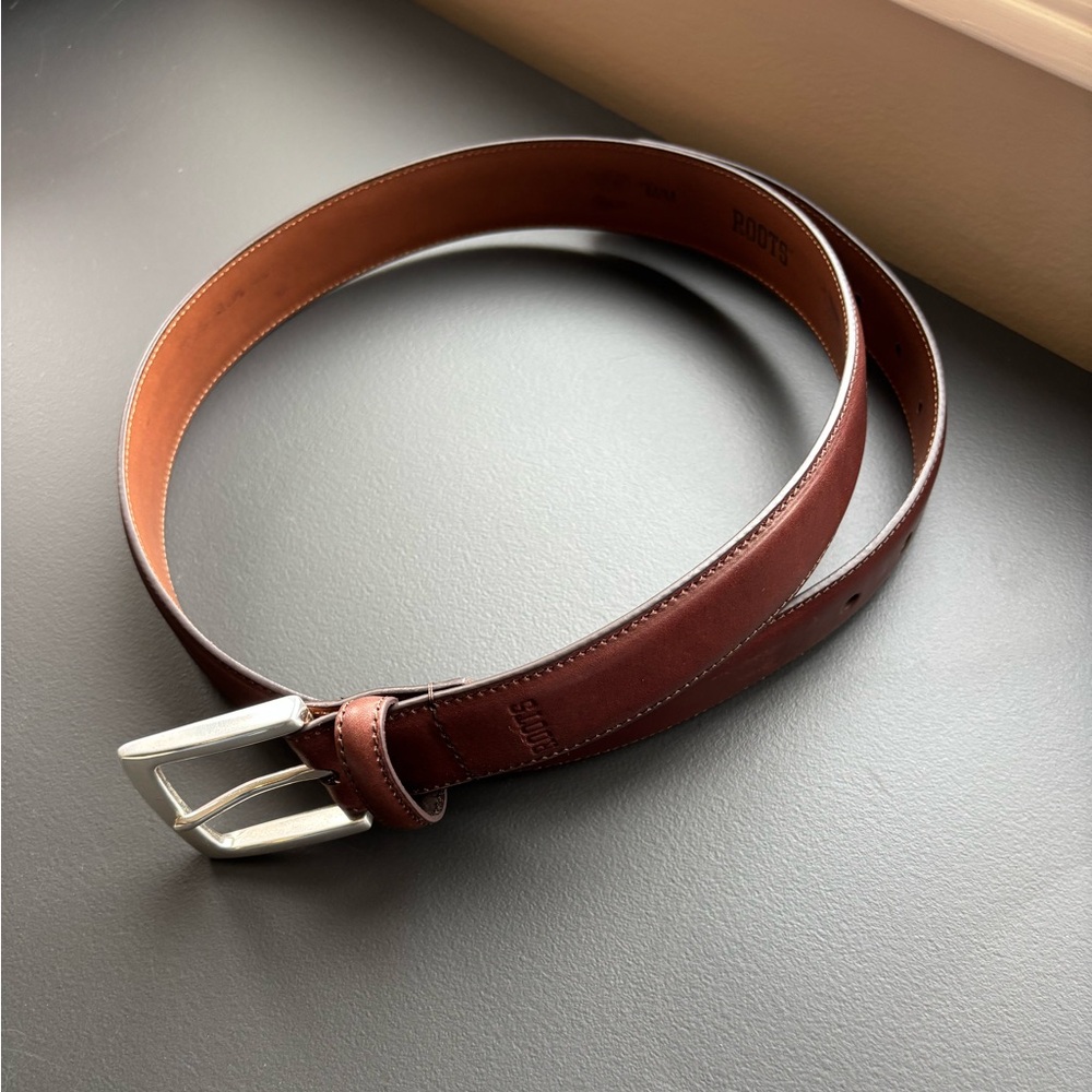 Roots Genuine Leather Belt